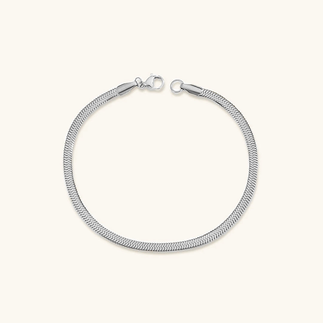 Valerie Gold Herringbone Bracelet