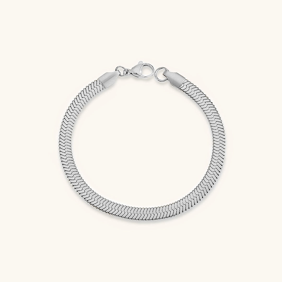 Valerie Gold Herringbone Bracelet
