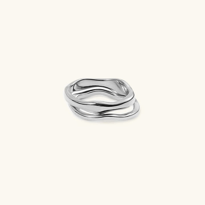 Edith Gold Stacker Ring