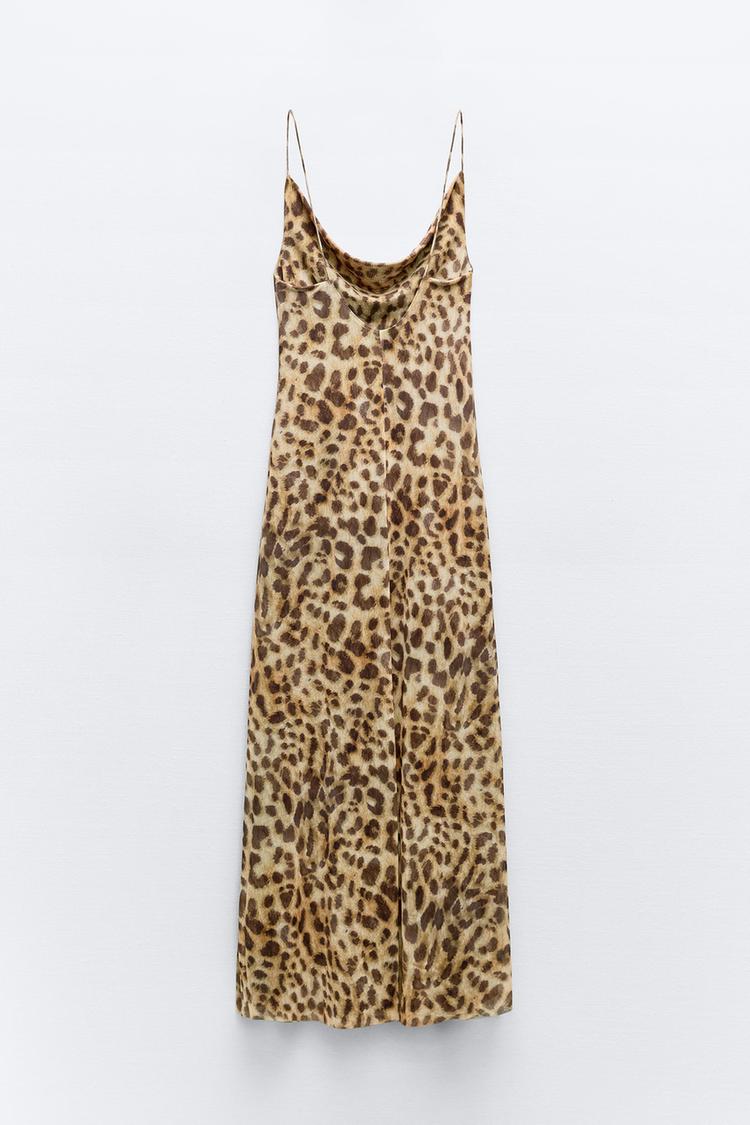 Zelpha Leopard Midi Dress